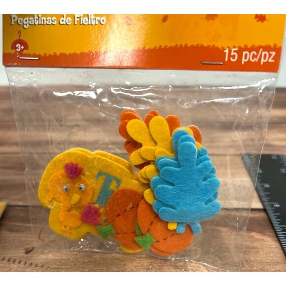 Creatology Foam Felt Autumn fall Stickers Set embellishment owl squirrel pumpkin - Picture 8 of 14